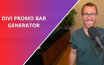 How to Create a Promo/Notification Bar in Divi