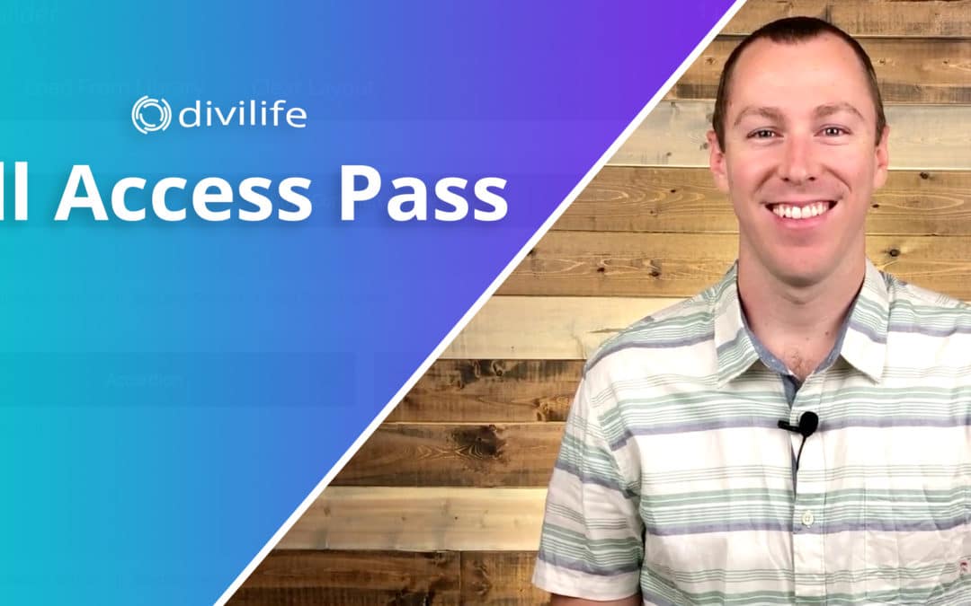 The Divi Life All Access Pass is Here with 12 New Products!