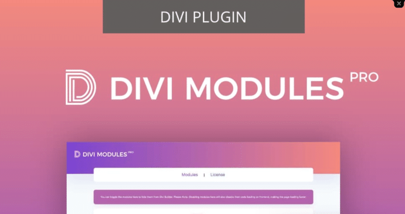 Divi Modules Pro homepage