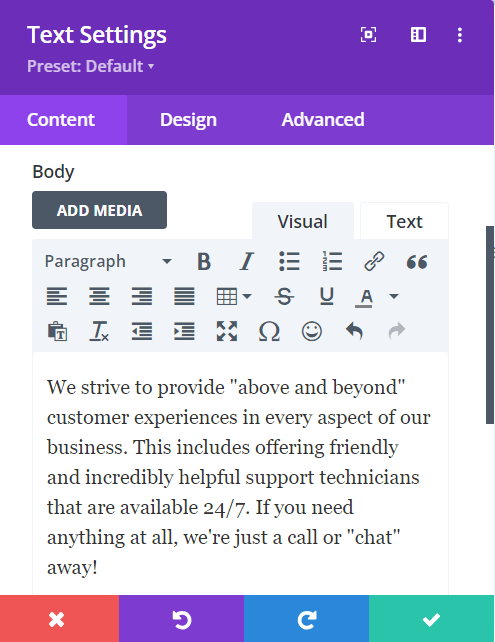 Adding text to a Divi Mega Pro tooltip