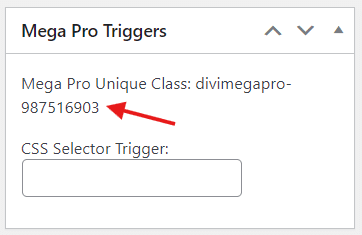 Triggers for Divi Mega Pro