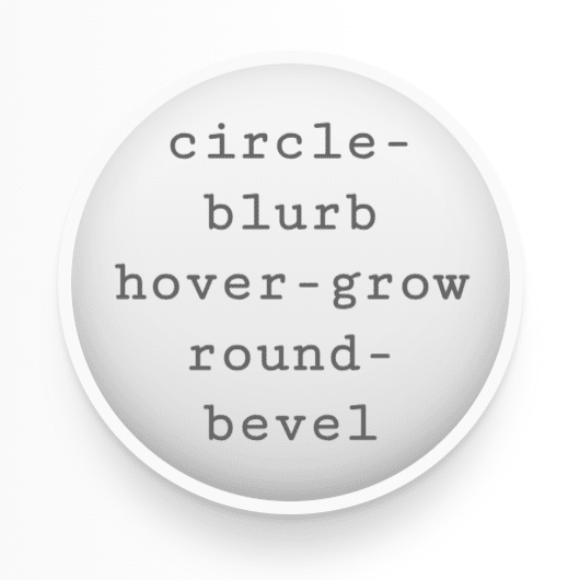 Circle blurb created with Divi Hacks