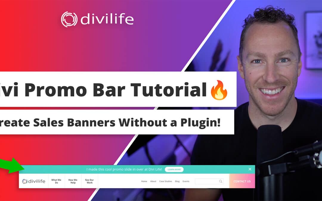 How to Create a Promo/Notification Bar in Divi