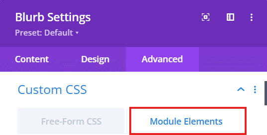 Divi’s Module Elements