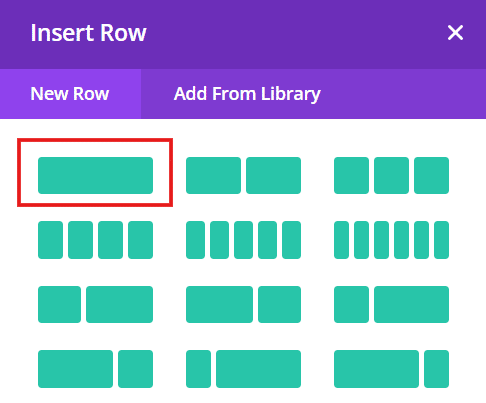 Inserting a single row 