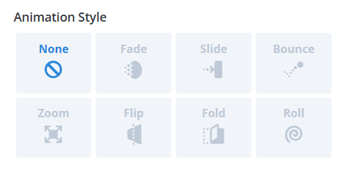 Custom animations in Divi’s Design tab