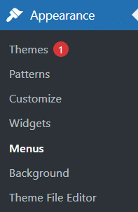 Accessing menus in WordPress