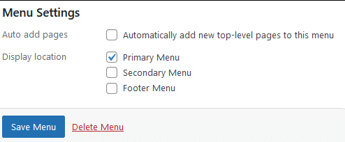 Alt text: Click on Save Menu when you’re done