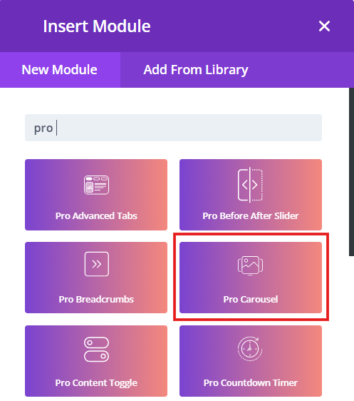 Divi Life’s Pro Carousel module